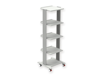 CARRELLO SMART - 4 ripiani 40x36 cm + base