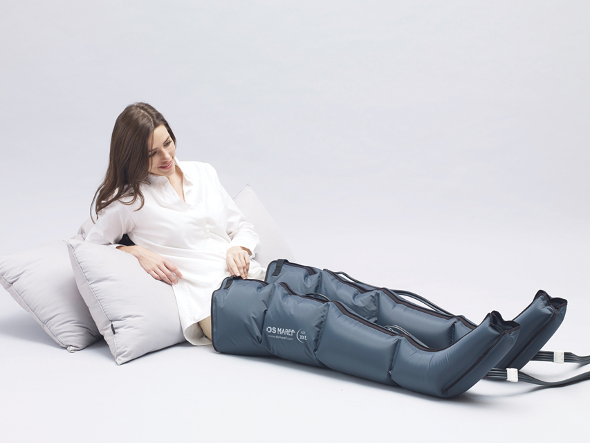 PRESSOMASSAGGIO AD ARIA DIGITALE ANYCARE con 2 gambali A