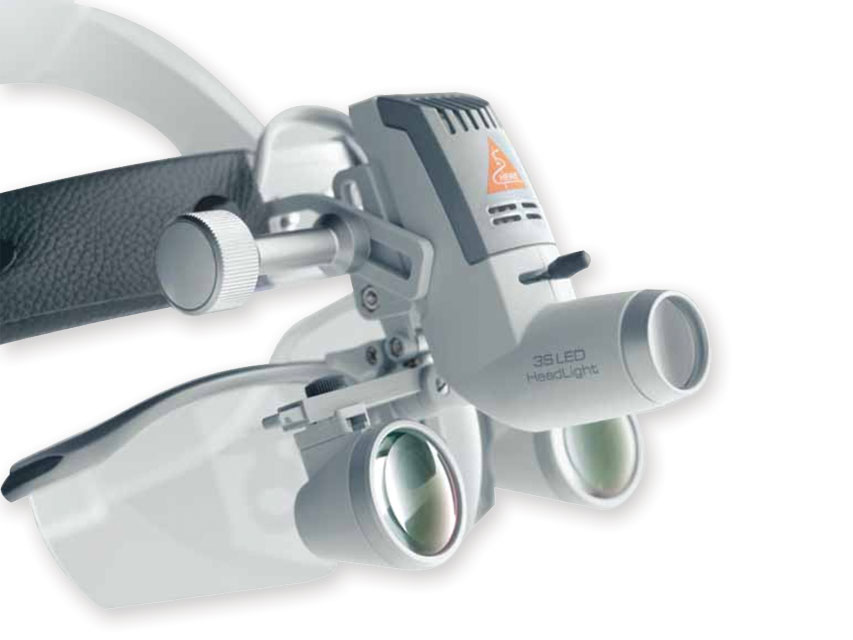 OCCHIALI BINOCULARI HEINE 2,5X - 420 mm