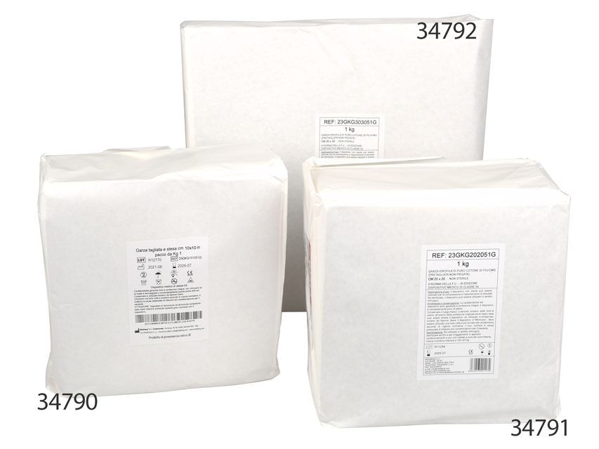 GARZA COTONE 30x30 cm - Classe IIa