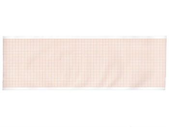 Carta termica ECG 90x28 mmxm - rotolo griglia arancio