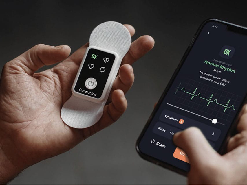 ECG CARDIONICA A 1 CANALE CON AFIB e BLUETOOTH