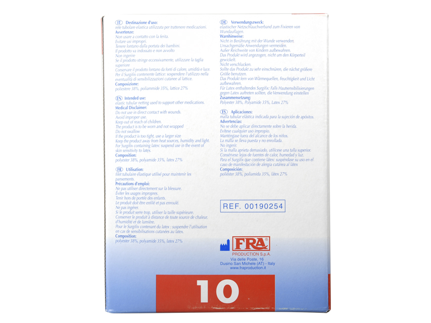 RETE TUBOLARE ELASTICA - calibro 10, per spalle, corpo, schiena