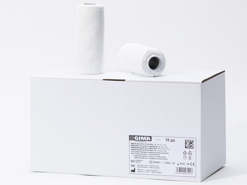 BENDA ELASTICA PREVIZINC "E" 10 cm x 5 m