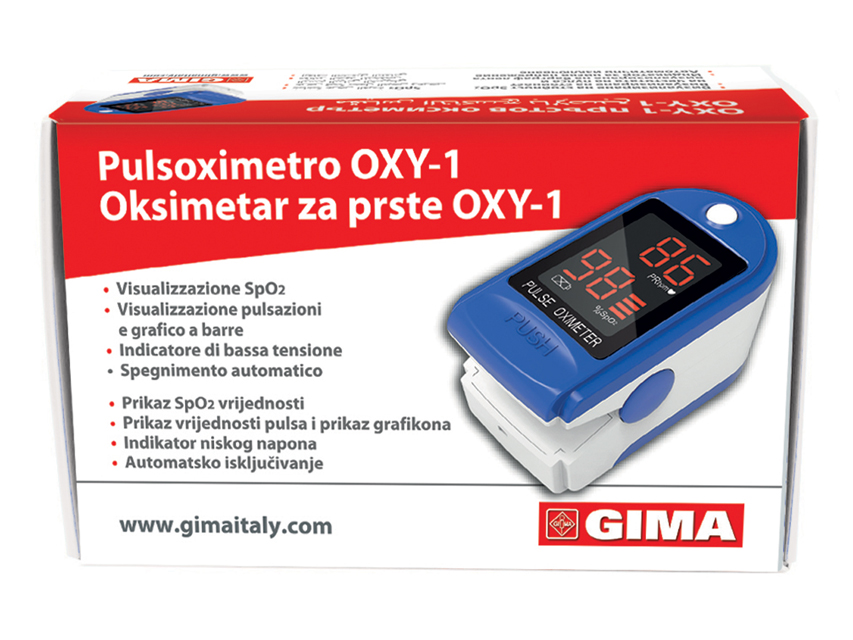 PULSOXIMETRO OXY-1 IT,HR,FI,LV,BG, Arabo