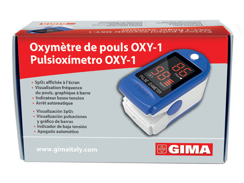 PULSOXIMETRO OXY-1 FR,ES,DE,PL,CZ,SE