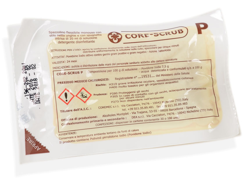 KIT SPAZZOLA PVP-IODINE - pack italiano